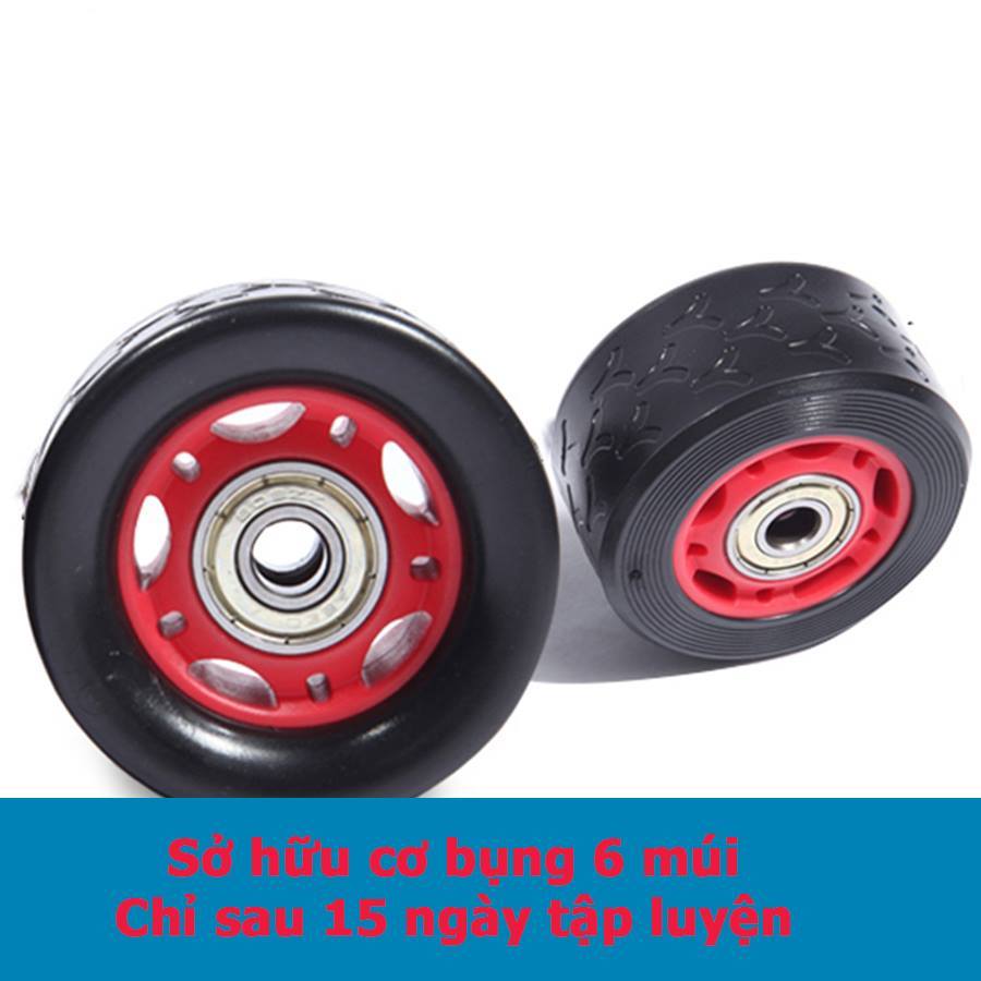 Con Lăn Tập Bụng 4 Bánh