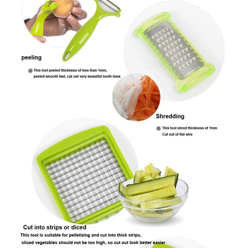 BỘ CẮT GỌT RAU CỦ QUẢ SIÊU TIỆN LỢI