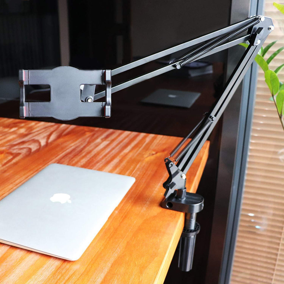 Giá Đỡ Điện Thoại Máy Tính Bảng Có Chân Kẹp Tiện Lợi