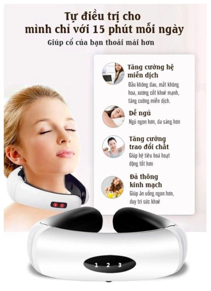 MÁY TRỊ LIỆU MASSAGE CỔ THÔNG MINH 3D